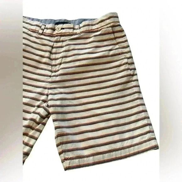 Tommy Hilfiger Men’s 9 inch inseam/ Waist 35 Striped Shorts. 100% cotton. 🇺🇸 - Picture 5 of 10